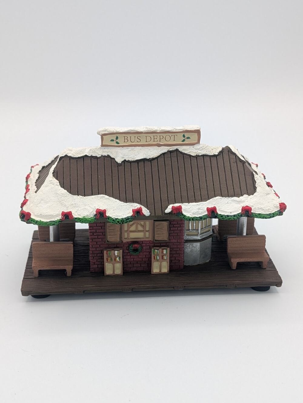Hawthorne Village Bus Depot MIB VTG Tested does work VTG Lighted